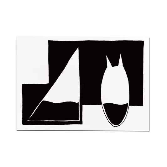 Poster - ‘DISTORTION/CAT/TRIANGLE’